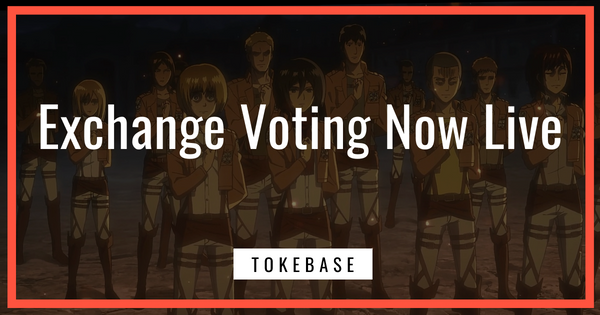 Exchange Voting Now Live